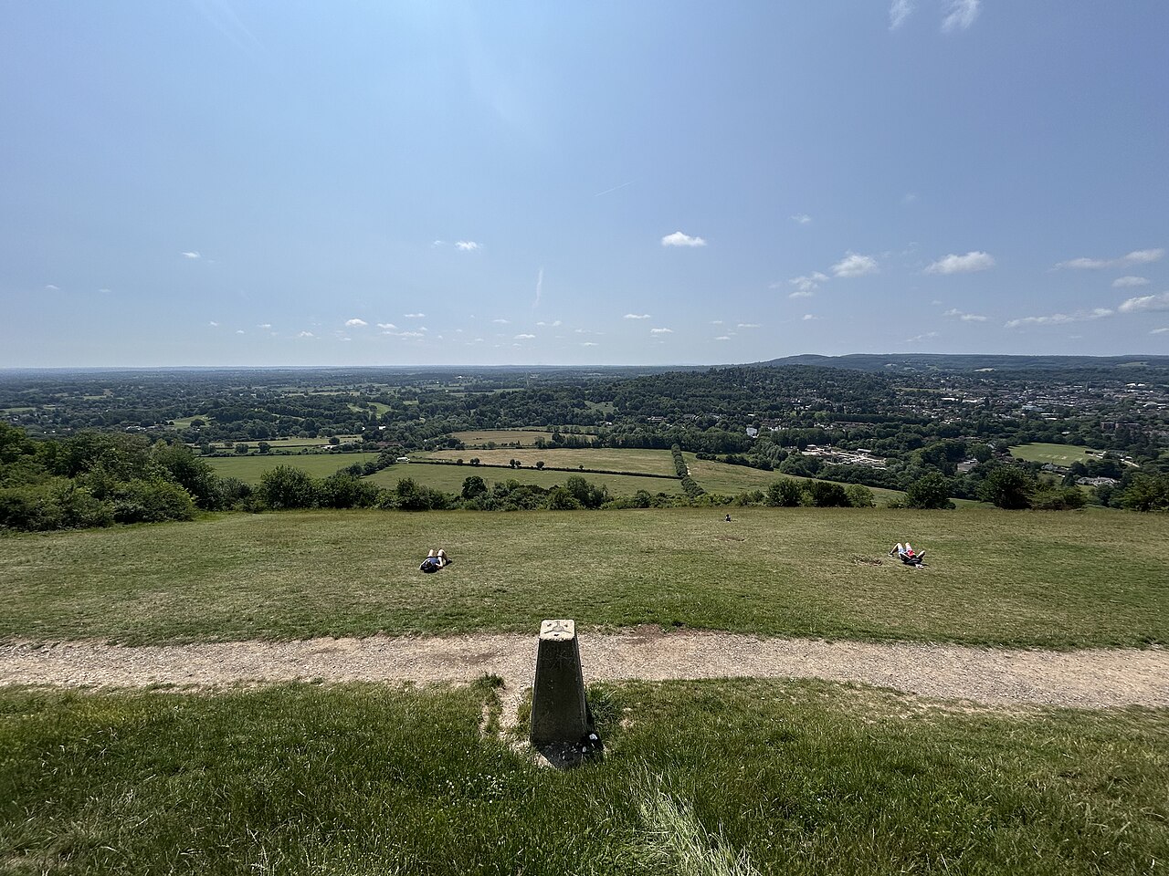 Surrey Hills landscape near Box Hill